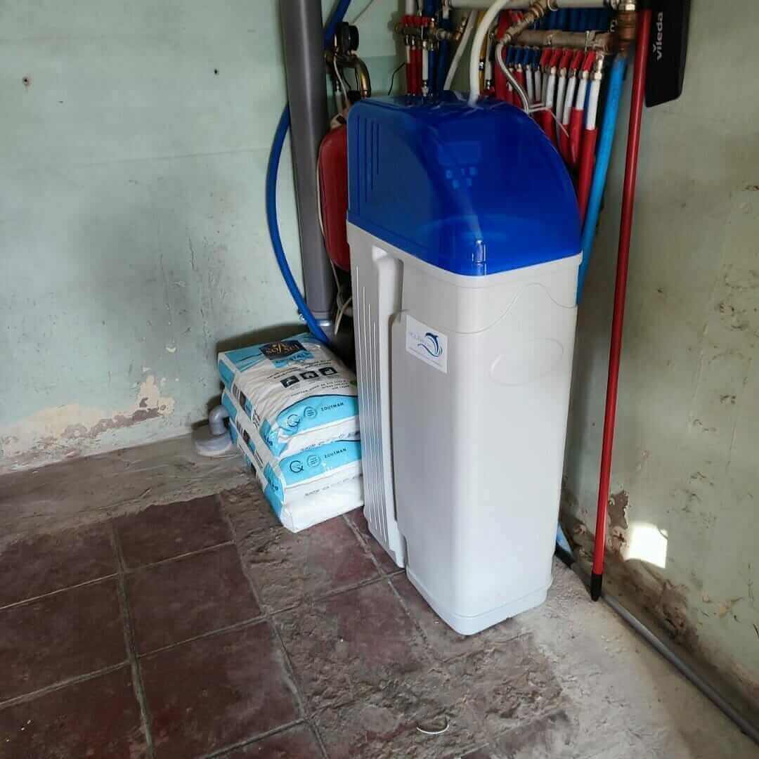 installatieproces waterverzachter