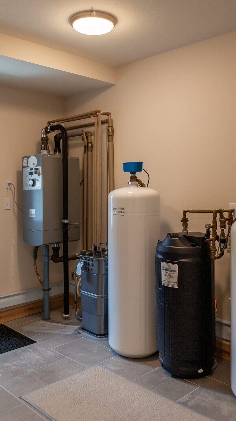 Waterontharder na watermeter